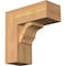 Ekena Millwork Balboa Block Smooth Bracket w/ Offset Brace, Western Red Cedar, 7 1/2"W x 18"D x 18"H BKT0806X18X18BOA05SWR - alternate 1